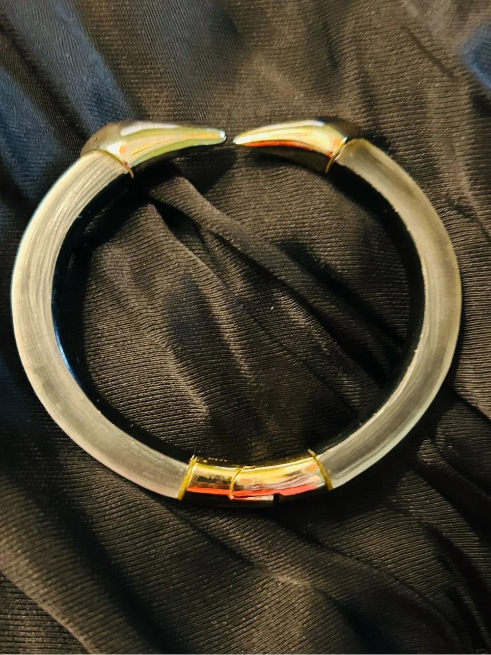 Alexis Bittar Pyramid Brake Hinged Cuff Bracelet